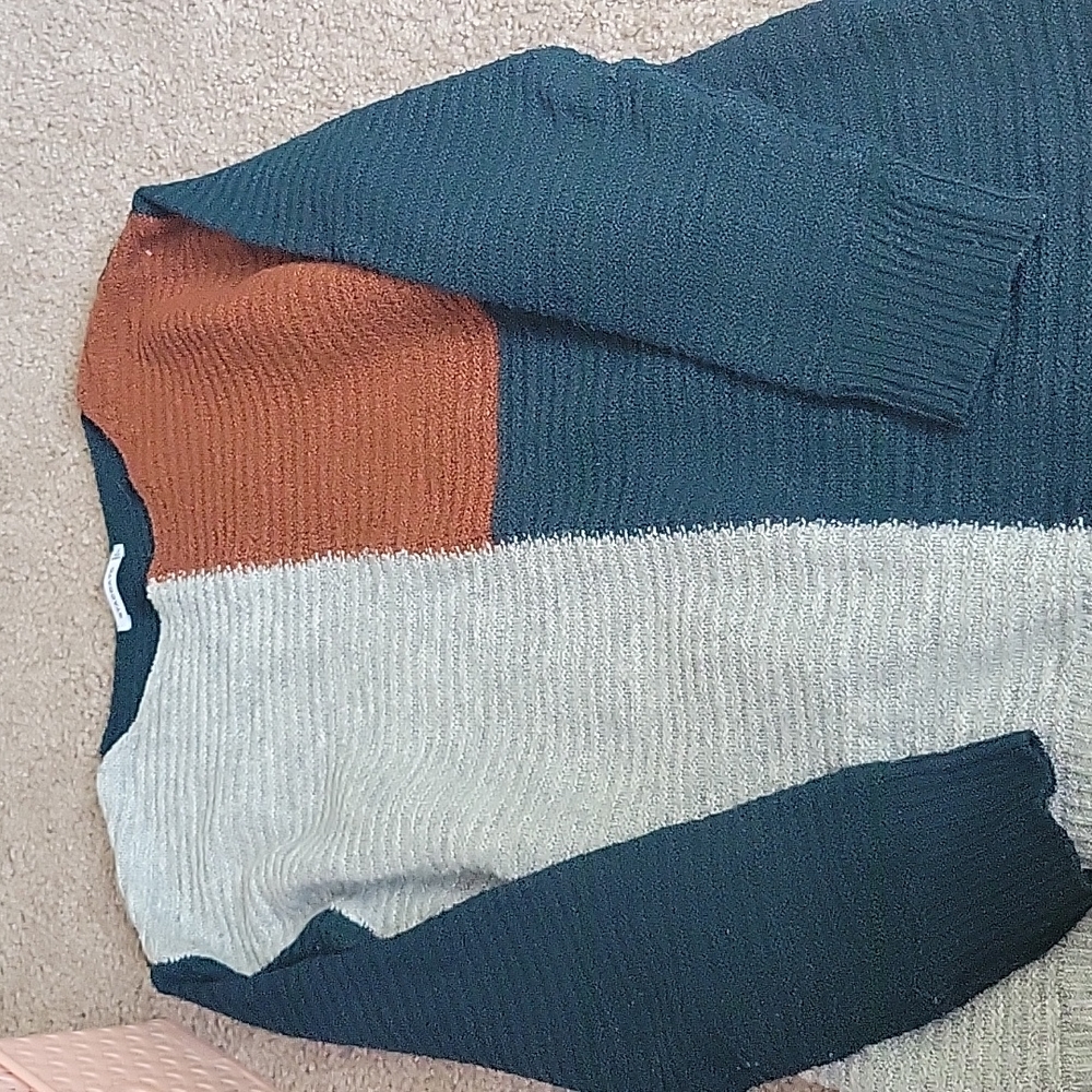 Colorblock sweater